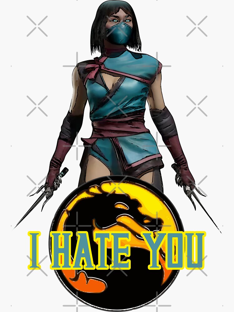 "Mileena Mortal Kombat Quote I Hate You! / Mileena MK11 Diabolical Daughter Skin / MK Mileena