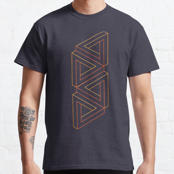 Impossible Shapes: Triangles Outline Classic T-Shirt