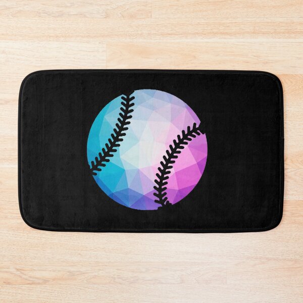 Item preview, Geometric Softball Shape Low Poly Softball Gift designed and sold by freeArt10.