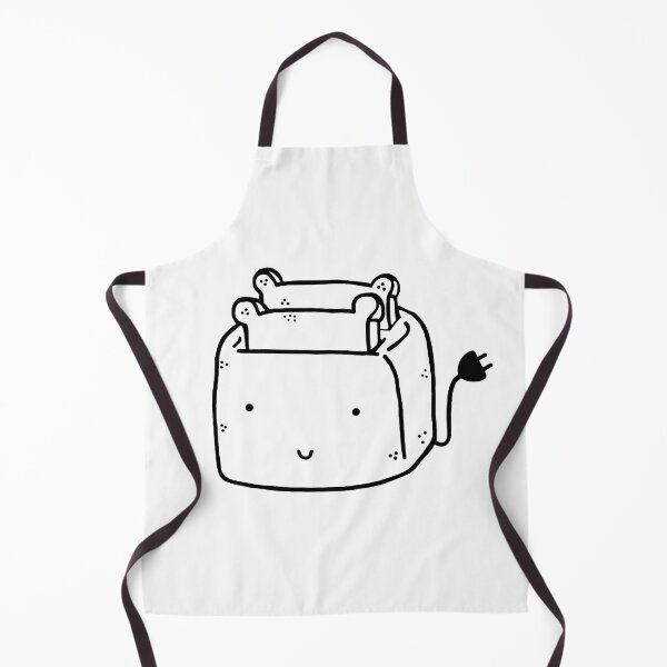 Item preview, cute smiling toaster with cord designed and sold by babyseagull.