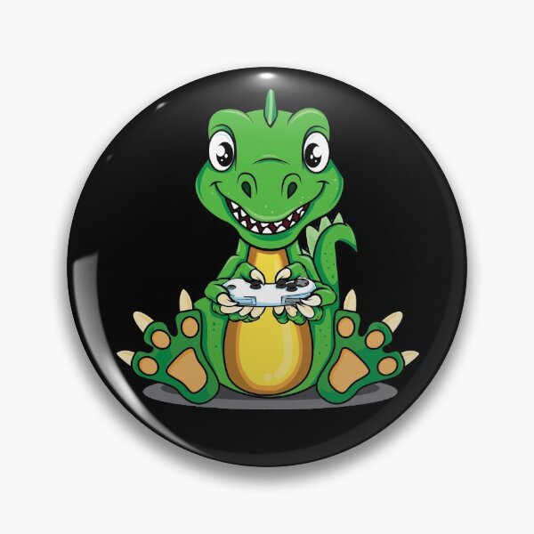 Item preview, Trex Playing Videogame designed and sold by Cartoon-animals.