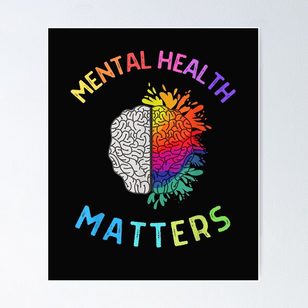 Mental Health Matters, Set of 2 Poster Prints, Minimalist Art, Home Wall  Decor