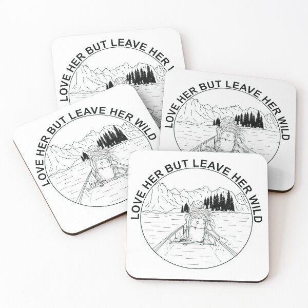 Item preview, Love Her But Leave Her Wild - Girl Rowing Love - Girls Nursery designed and sold by MagicatcoArt.
