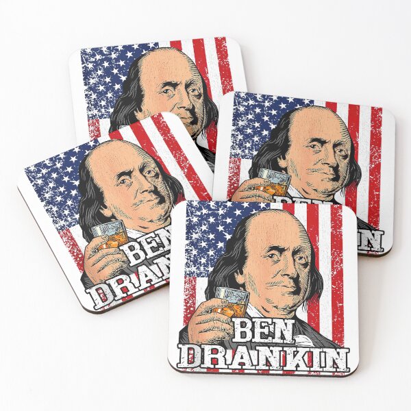 Item preview, Patriotic 4th of July Ben Drankin Benjamin Franklin designed and sold by Letters-Art.