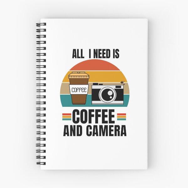 Item preview, ALL I NEED IS COFFEE AND CAMERA designed and sold by DIDAKU.