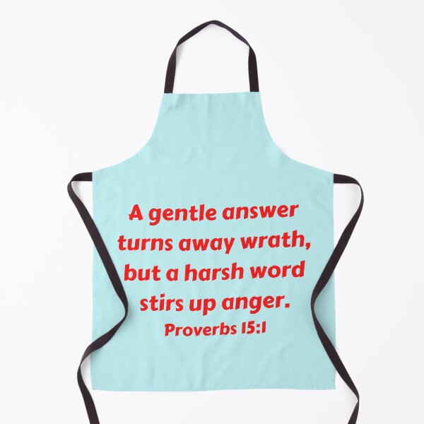 Item preview, Bible Verse Proverbs 15:1 designed and sold by Prayingwarrior.