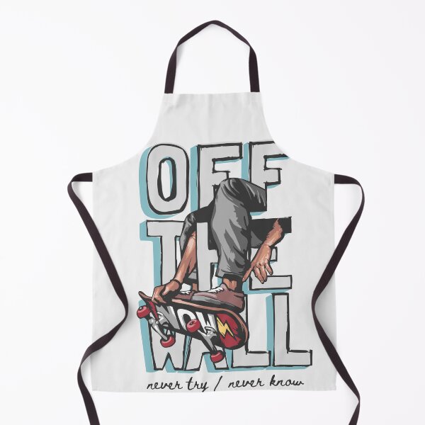 Item preview, Off Wall Slogan with Skateboard Player Graphic Illustration designed and sold by Peekonet.