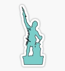 Vulcan Birmingham Alabama Brown Sticker