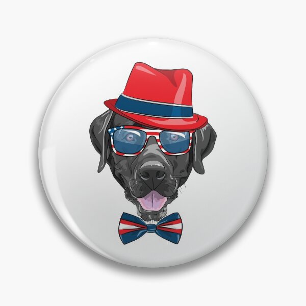 Item preview, American dog in sunglasses designed and sold by FeaturedStore.