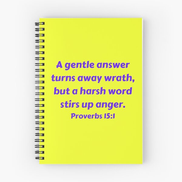 Artikelvorschau, Bible Verse Proverbs 15:1 entworfen und verkauft von Prayingwarrior.