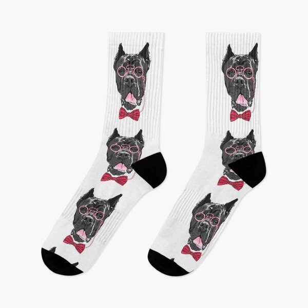 Item preview, Black dog in glasses designed and sold by FeaturedStore.