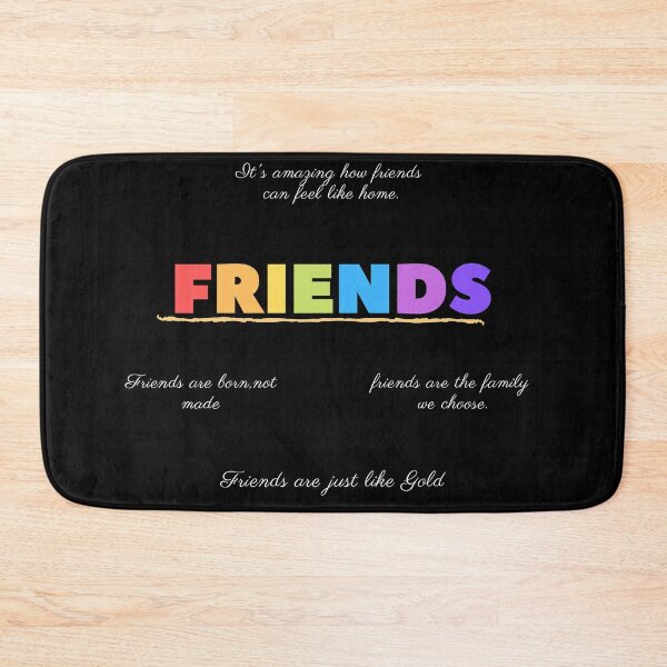 Item preview, friendship quotes on black background designed and sold by Amalzaki.