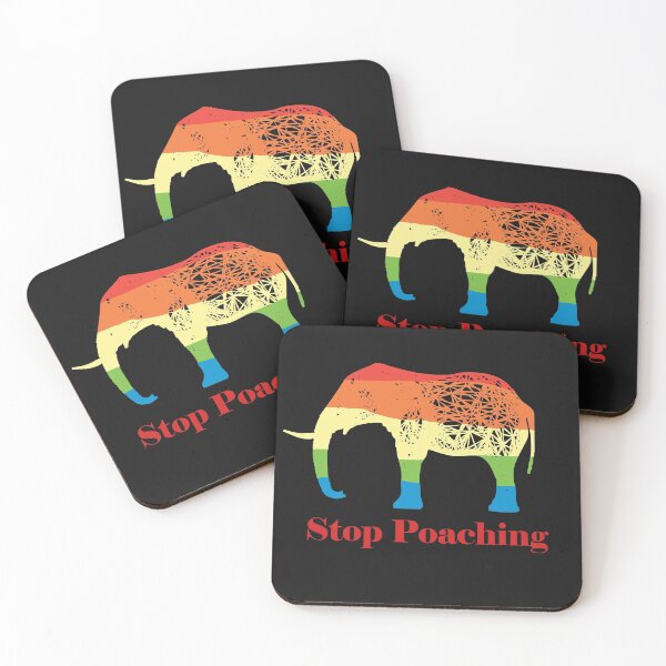 Item preview, Stop Poaching Rainbow Elephant designed and sold by Chubuter.