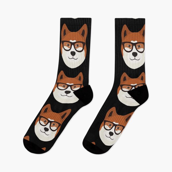 Item preview, Funny shiba in glasses designed and sold by FeaturedStore.