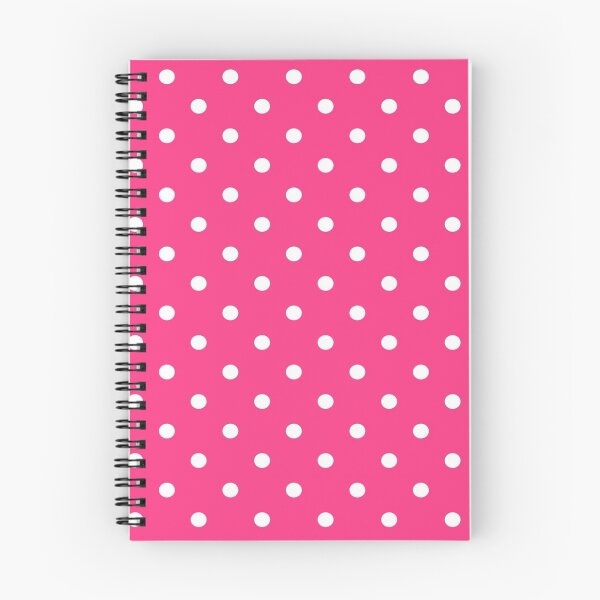 Item preview, Pink with white polka dots designed and sold by pnkpopcorn.