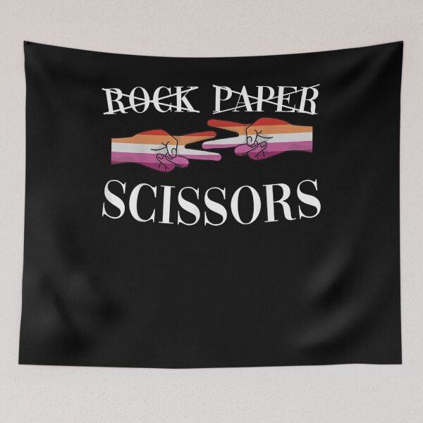 Item preview, Rock Paper Scissors Lgbtq Pride Month Lesbian Pride Flag designed and sold by jerrie9.
