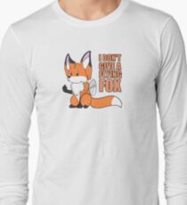 I Don't Give A Flying Fox Long Sleeve T-Shirt