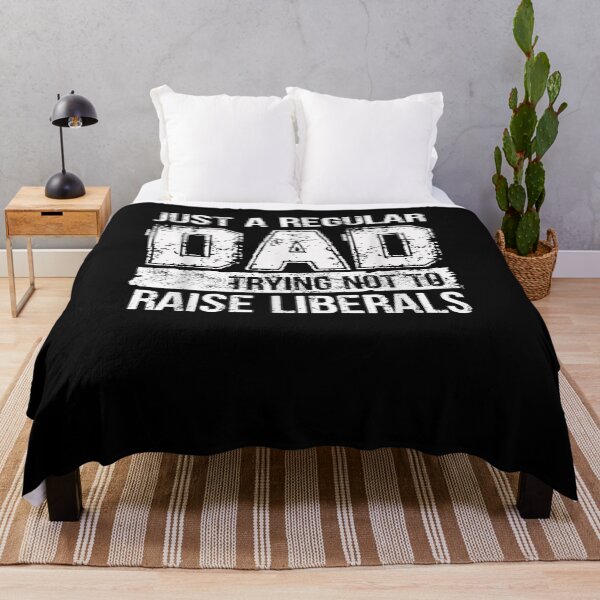 Item preview, Mens Mens Just A Regular Dad Trying Not To Raise Liberals Vintage designed and sold by jerrie9.
