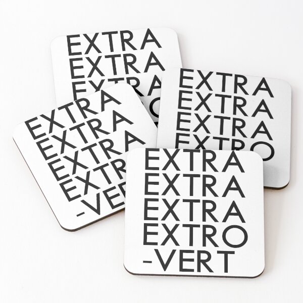 Item preview, Extra Extra Extrovert (on White) designed and sold by mLoyal.