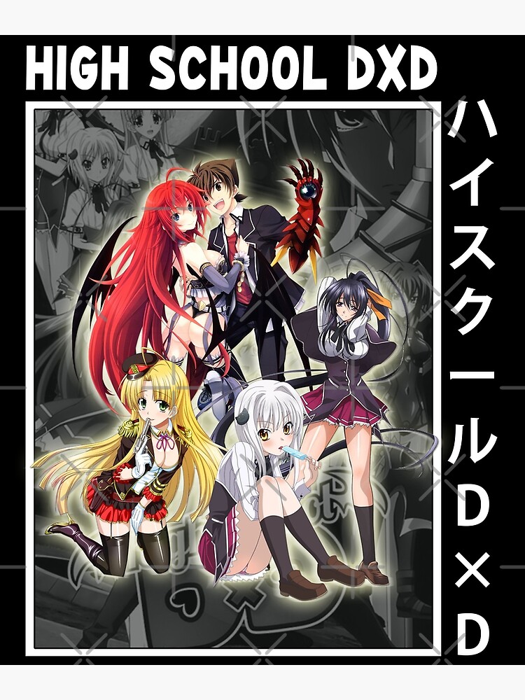 High School DxD Anime Main Characters Poster for Sale by MariaThelma5