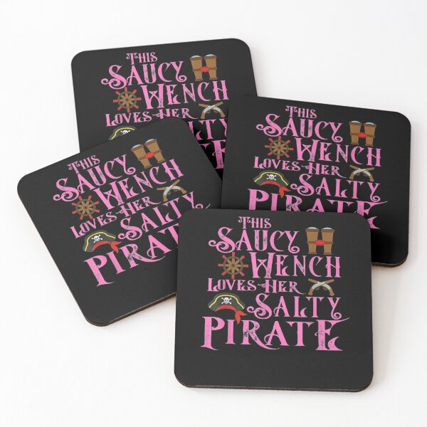 Item preview, This Saucy Wench Loves Her Salty Pirate Halloween designed and sold by laurader.
