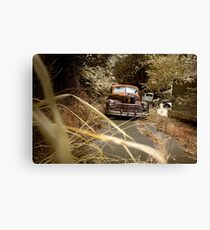 Abandoned 1948 Cadillac Limo Canvas Print