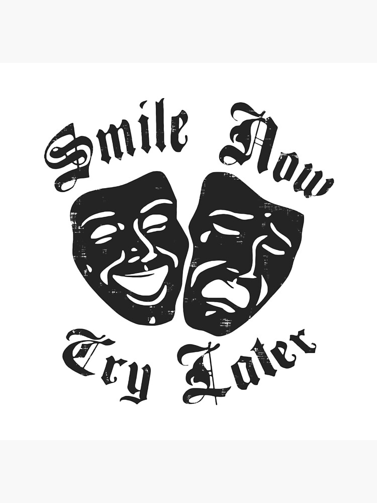 Smile Now Cry Later Typography Poster and T Shirt Design Vector 6310217  Vector Art at Vecteezy