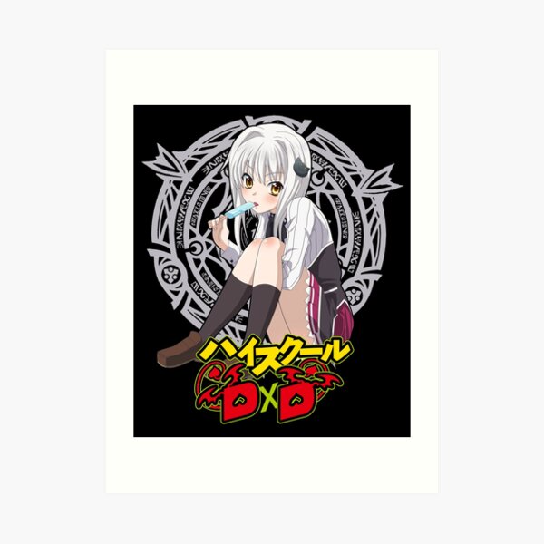 Tojo Koneko Love High School Dxd Anime Japanese Name Art Print By Mariathelma5 Redbubble 