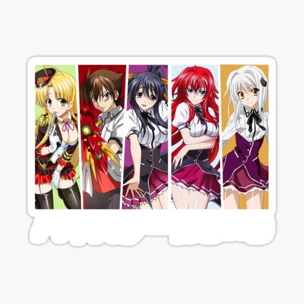 High School DxD Anime Main Characters Poster for Sale by MariaThelma5