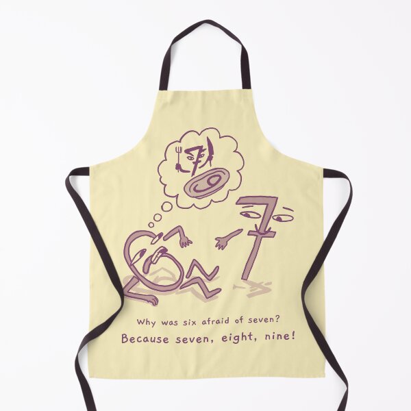 Item preview, Why was six afraid of seven? Because seven, eight, nine! designed and sold by AladdinMktgs.