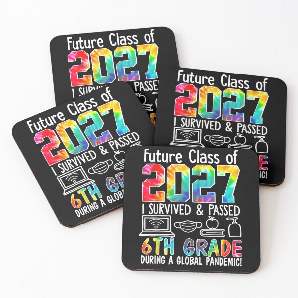 Item preview, Future Class Of 2027 I Survived Passed 6th Grade Tie Dye designed and sold by laurader.