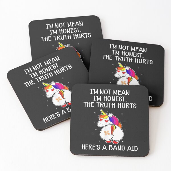 Item preview, Im not mean im honest unicorn designed and sold by lelaedna.