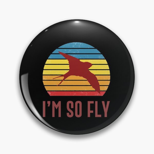 Item preview, I'm So Fly Retro Style Vintage Bird Gift designed and sold by Mesyo.