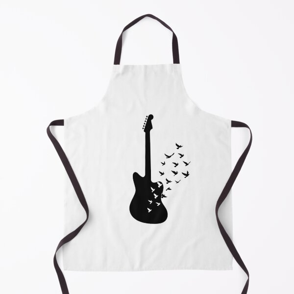 Item preview, Offset Style Electric Guitar Silhouette Turning Into Birds designed and sold by nightsworthy.