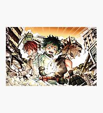 Boku no Hero Academia - Todoroki, Izuku, Bakugou Photographic Print