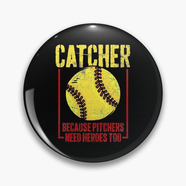Item preview, Catcher Softball Player Vintage designed and sold by CreativeGiftShp.
