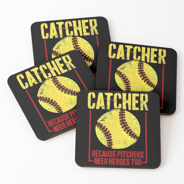 Item preview, Catcher Softball Player Vintage designed and sold by CreativeGiftShp.