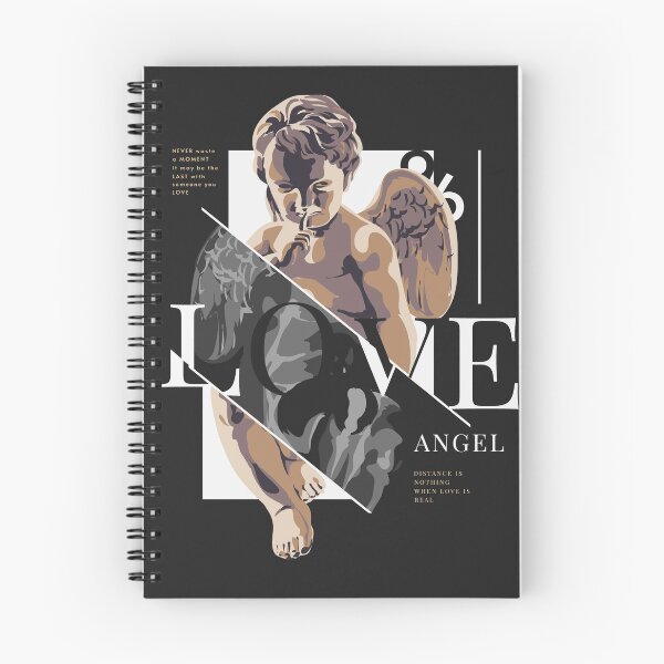 Item preview, Love Slogan with Antique Statue Illustration Black Background designed and sold by Peekonet.