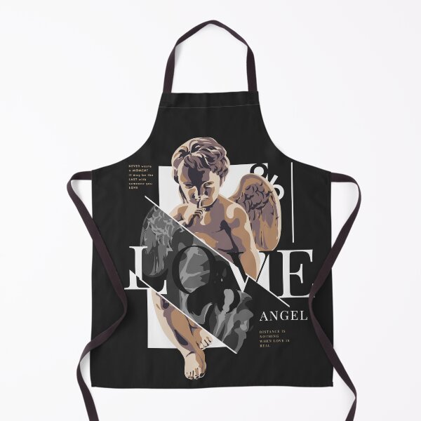 Item preview, Love Slogan with Antique Statue Illustration Black Background designed and sold by Peekonet.