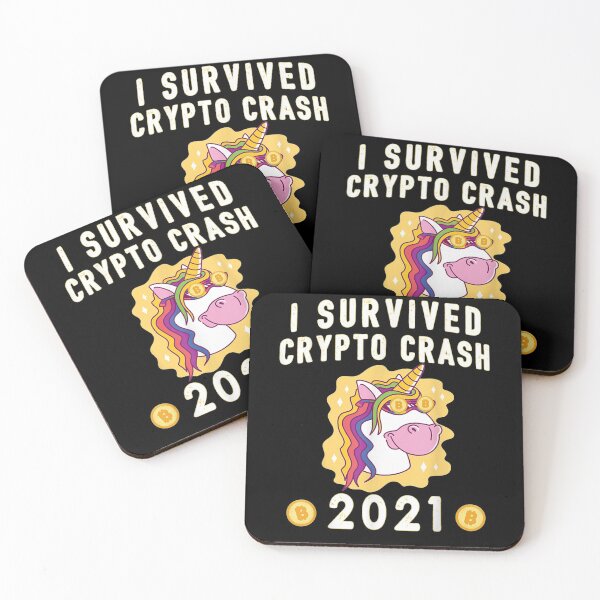 Item preview, Funny I Survived Crypto Market Crash 2021 Cryptocurrency designed and sold by laurader.