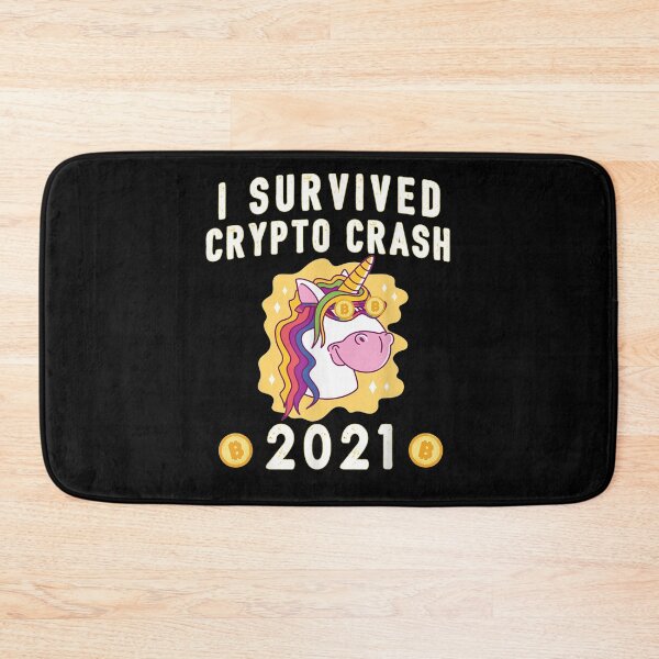 Item preview, Funny I Survived Crypto Market Crash 2021 Cryptocurrency designed and sold by laurader.