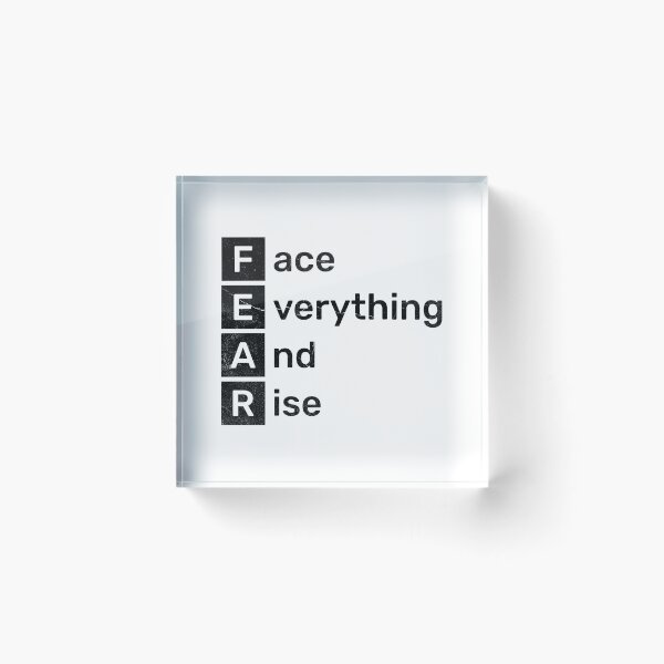 Item preview, Motivation Quote Overcome Your Fears Mindset Success  designed and sold by CreatDifference.