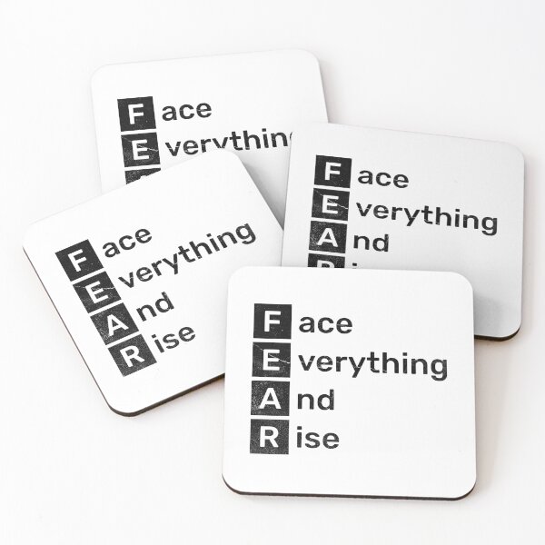 Item preview, Motivation Quote Overcome Your Fears Mindset Success  designed and sold by CreatDifference.