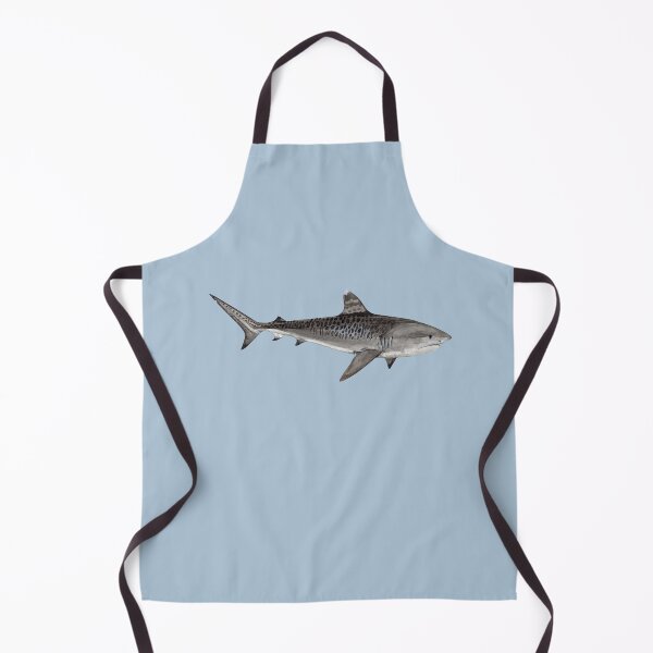 Item preview, TIGER SHARK-Galeocerdo cuvier (light blue) designed and sold by BEATRIZ ABAITUA.