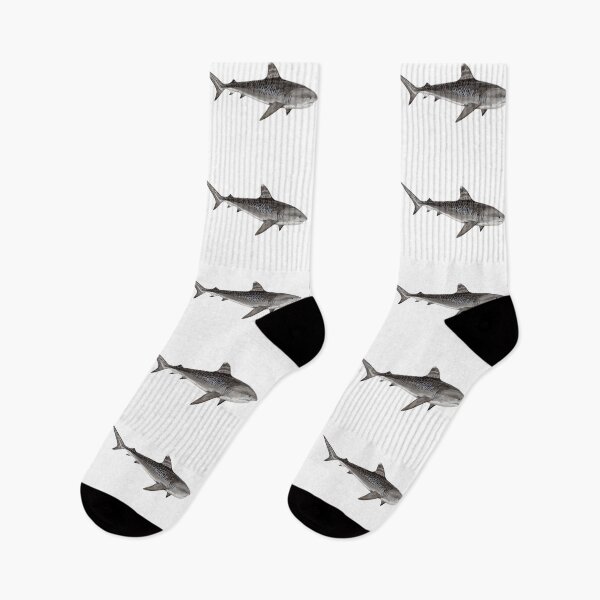 Item preview, TIGER SHARK-Galeocerdo cuvier (light blue) designed and sold by BEATRIZ ABAITUA.