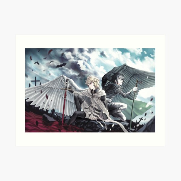 Owari no Seraph - Mika & Yuu Art Print