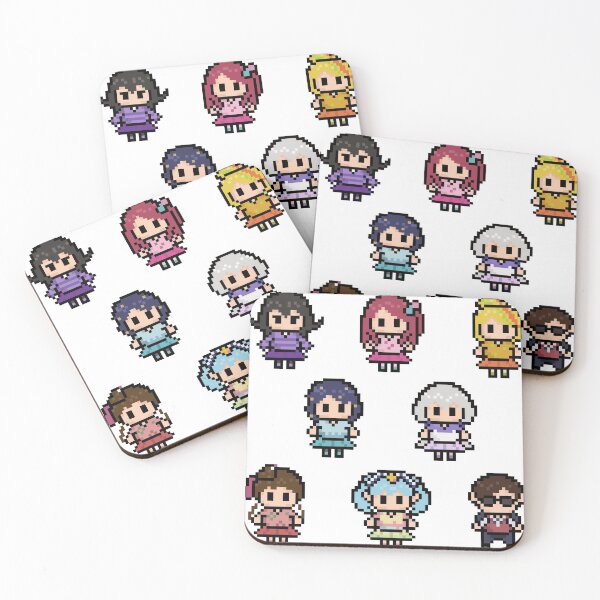 Item preview, Zombieland Saga Franchouchou Kotaro Squad Pixel Art Sticker Pack designed and sold by AnnaYenardi.