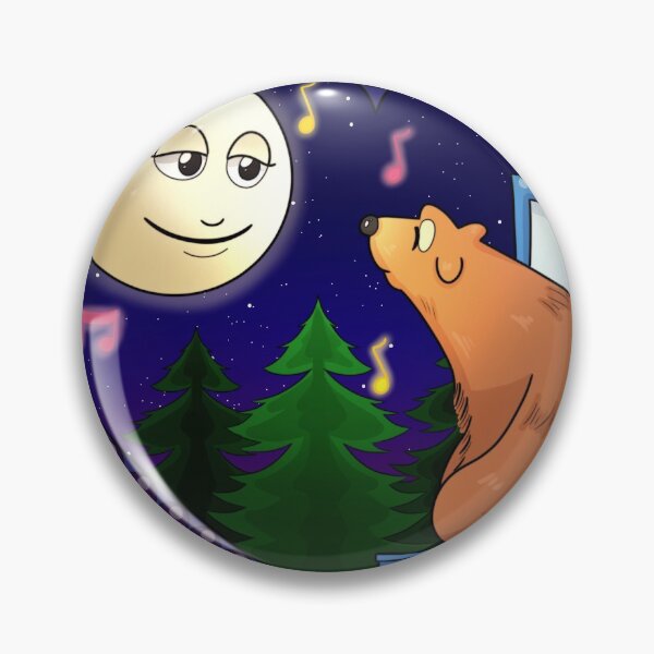 Item preview, The Moon, The Bear and The Big Blue House designed and sold by ajorsomething.