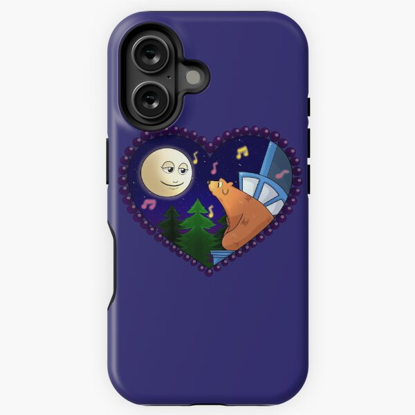 Vista previa del artículo con la obra «La luna, el oso y la gran casa azul», diseñado y vendido por ajorsomething.