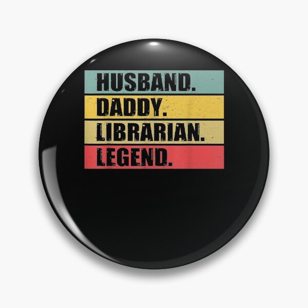 Item preview, Husband Dad Librarian Quote Library Vintage Fathers Day designed and sold by laurader.
